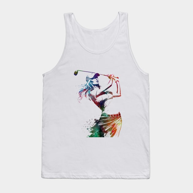 Golf player sport #golf #sport Tank Top by JBJart